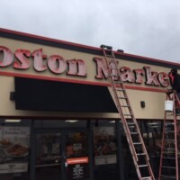 LED Conversion Sign Boston Market